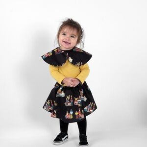 WOLF AND RITA 'TALES OF THE LAND AND SEA' AURORA  BABY BODYSUIT SET